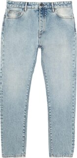 Джинсы Palm Angels Straight Curved Logo Jeans &apos;Light/Blue&apos;, синий