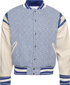 Бомбер Rhude Jacquard Lightning Bomber &apos;Multicolor/Blue/Ivory&apos;, синий