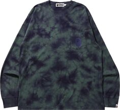 Лонгслив BAPE Tie Dye One Point Pocket Relaxed Fit Long-Sleeve Tee &apos;Purple&apos;, фиолетовый