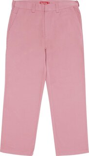 Брюки Supreme Work Pant &apos;Dusty Pink&apos;, розовый