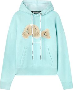 Худи Palm Angels PA Bear Hoody &apos;Light Blue/Brown&apos;, синий