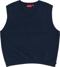 Толстовка Supreme Sweatshirt Vest &apos;Navy&apos;, синий