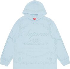 Лонгслив Supreme Celebr Hooded Long-Sleeve Top &apos;Blue&apos;, синий