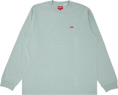 Лонгслив Supreme Small Box Long-Sleeve Tee &apos;Light Slate&apos;, синий