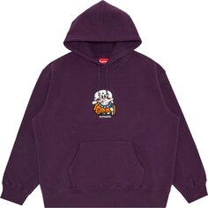 Толстовка Supreme AOI Buddha Hooded Sweatshirt &apos;Eggplant&apos;, фиолетовый