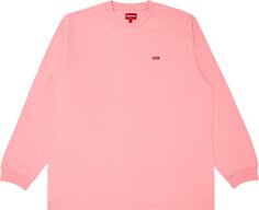 Лонгслив Supreme Small Box Long-Sleeve Tee &apos;Pink&apos;, розовый