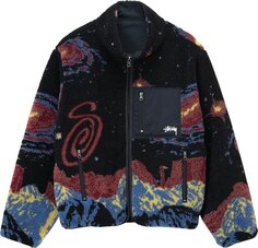 Куртка Stussy Cosmos Reversible Jacket &apos;Multicolor&apos;, разноцветный