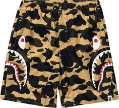 Шорты BAPE 1St Camo Side Shark Beach Shorts &apos;Yellow&apos;, желтый