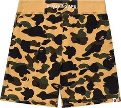 Спортивные шорты BAPE 1st Camo Sweatshorts &apos;Yellow&apos;, желтый