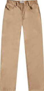 Брюки JW Anderson 5 Pocket Workwear Chino Pants &apos;Beige&apos;, загар