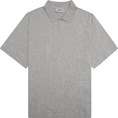 Рубашка Fear of God Essentials Short-Sleeve Polo Shirt &apos;Oatmeal&apos;, серый