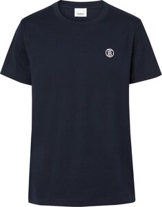 Футболка Burberry Tb Embroidered T-Shirt &apos;Coal Blue&apos;, серый