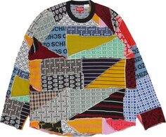 Лонгслив Supreme Patchwork Jacquard Long-Sleeve Top &apos;Multicolor&apos;, разноцветный