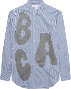 Рубашка Comme des Garçons SHIRT ABC Stripe Shirt &apos;Melange Grey&apos;, серый