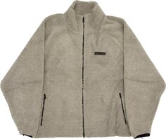 Куртка Fear of God Essentials Polar Fleece Full Zip Jacket &apos;Dark Oatmeal&apos;, серый