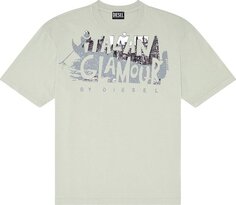 Футболка Diesel Wash-D3 T-Shirt &apos;Grey&apos;, серый