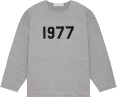 Свитер Fear of God Essentials Raw Edge Sweater &apos;Dark Oatmeal&apos;, серый