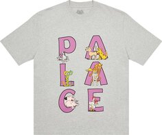 Футболка Palace Session T-Shirt &apos;Grey Marl&apos;, серый