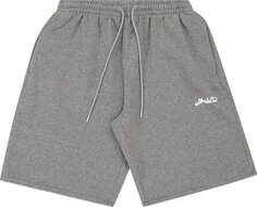 Спортивные шорты Off-White Paint Script Skate Sweatshorts &apos;Melange Grey&apos;, серый