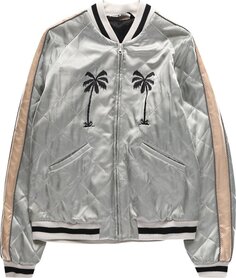 Куртка Palm Angels Life Is Palm Souvenir Jacket &apos;Grey/Black&apos;, серый