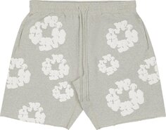 Спортивные шорты READYMADE x Denim Tears Cotton Wreath Sweatshorts &apos;Grey/White&apos;, серый
