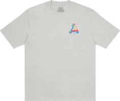 Футболка Palace Tri-Visions T-Shirt &apos;Grey Marl&apos;, серый