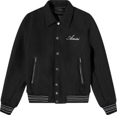 Куртка Amiri Bones Varsity Jacket &apos;Black&apos;, черный