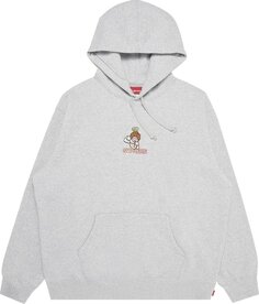 Толстовка Supreme Angel Hooded Sweatshirt &apos;Heather Grey&apos;, серый