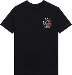 Футболка Anti Social Social Club Moodsting Tee &apos;Black&apos;, черный