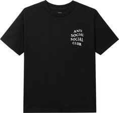 Футболка Anti Social Social Club x Case Study Flag Tee &apos;Black&apos;, черный