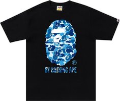 Футболка BAPE ABC Camo By Bathing Ape Tee &apos;Black/Blue&apos;, черный