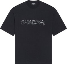 Футболка Balenciaga Medium Fit T-Shirt &apos;Black&apos;, черный