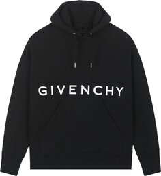 Худи Givenchy Embroidered Hoodie Classic Fit &apos;Black&apos;, черный