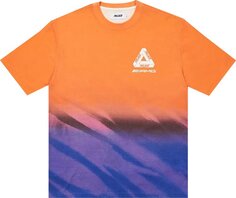 Футболка Palace x AMG 2.0 London T-Shirt &apos;Orange/Purple&apos;, разноцветный