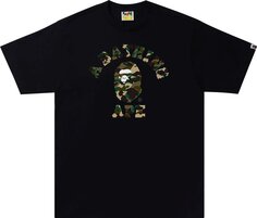 Футболка BAPE 1st Camo Crazy College Tee &apos;Black&apos;, черный