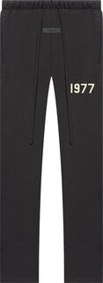 Спортивные брюки Fear of God Essentials Relaxed Sweatpants &apos;Iron&apos;, черный