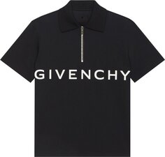 Поло Givenchy Classic Fit Polo &apos;Black/White&apos;, черный
