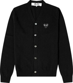 Кардиган Comme des Garçons PLAY Small Heart Cardigan &apos;Black&apos;, черный