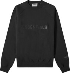 Пуловер Fear of God Essentials Pullover Crewneck &apos;Strech Limo&apos;, черный