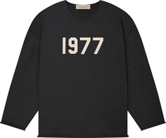 Свитер Fear of God Essentials Raw Edge Sweater &apos;Iron&apos;, черный