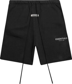 Спортивные шорты Fear of God Essentials Sweatshort &apos;Strech Limo&apos;, черный