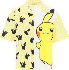 Рубашка Balmain x Pokemon Oversize Shirt &apos;Jaune/Blanc/Noir&apos;, черный