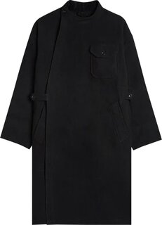 Пальто Engineered Garments Polyester Fake Melton MG Coat &apos;Black&apos;, черный