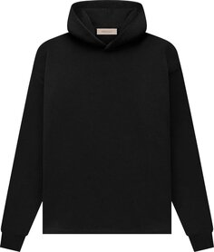 Худи Fear of God Essentials Relaxed Hoodie &apos;Stretch Limo&apos;, черный