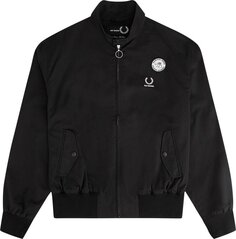 Куртка Fred Perry x Raf Simons Embroidered Harrington Jacket &apos;Black&apos;, черный
