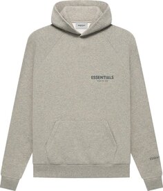 Худи Fear of God Essentials Hoodie &apos;Dark Heather Oatmeal&apos;, серый