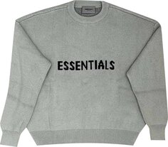 Свитер Fear of God Essentials x SSENSE Knit Sweater &apos;Concrete&apos;, серый