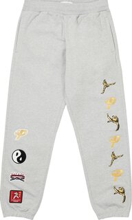 Джоггеры Palace High Kick Joggers &apos;Grey Marl&apos;, серый