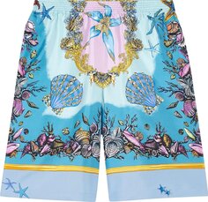 Шорты Versace Trésor De La Mer Silk Shorts &apos;Multicolor&apos;, разноцветный