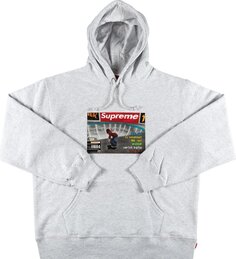 Толстовка Supreme x Thrasher Hooded Sweatshirt &apos;Ash Grey&apos;, серый